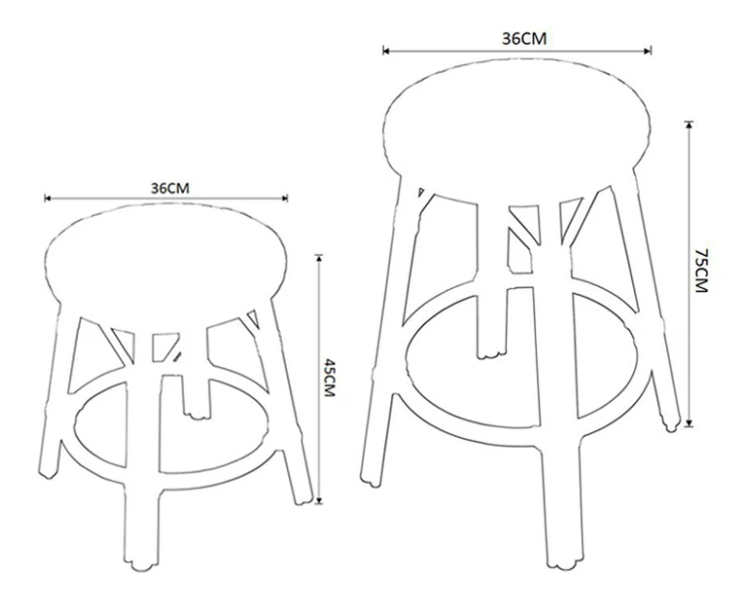 Wicker Outdoor Bar Stool | ARIC