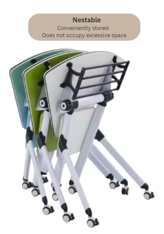 Fan-Shape Collaborative Foldable Table | VINCE