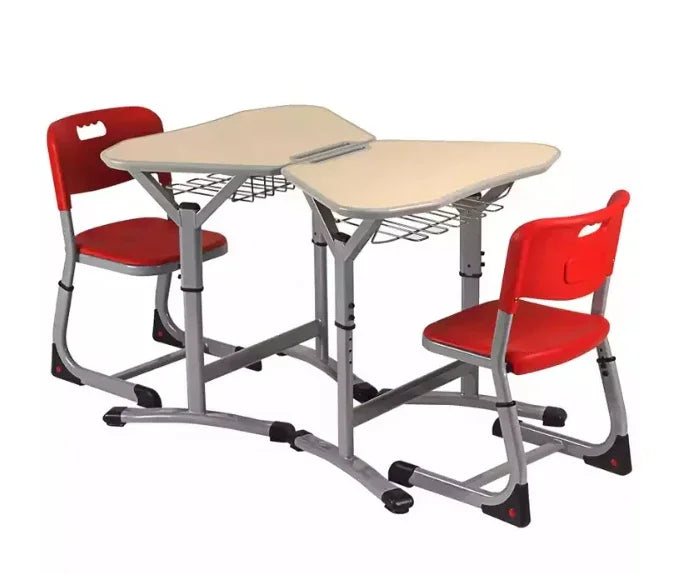 height adjustable collaborative classroom table cantilevered