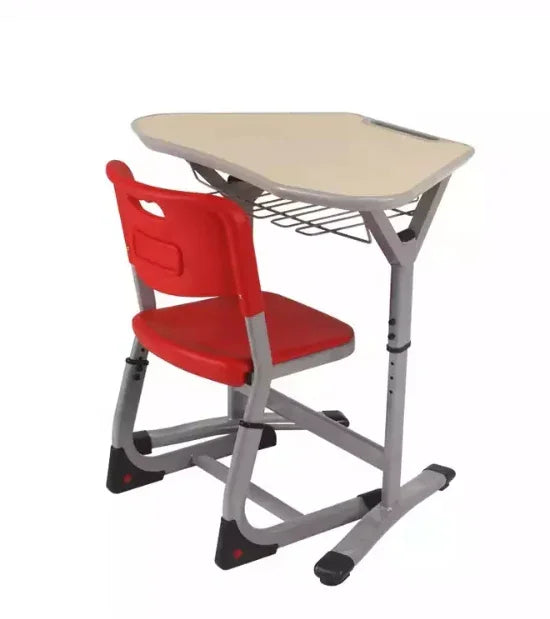 Height Adjustable Collaborative Classroom Table w/ Storage - Cantilevered | AMANDA