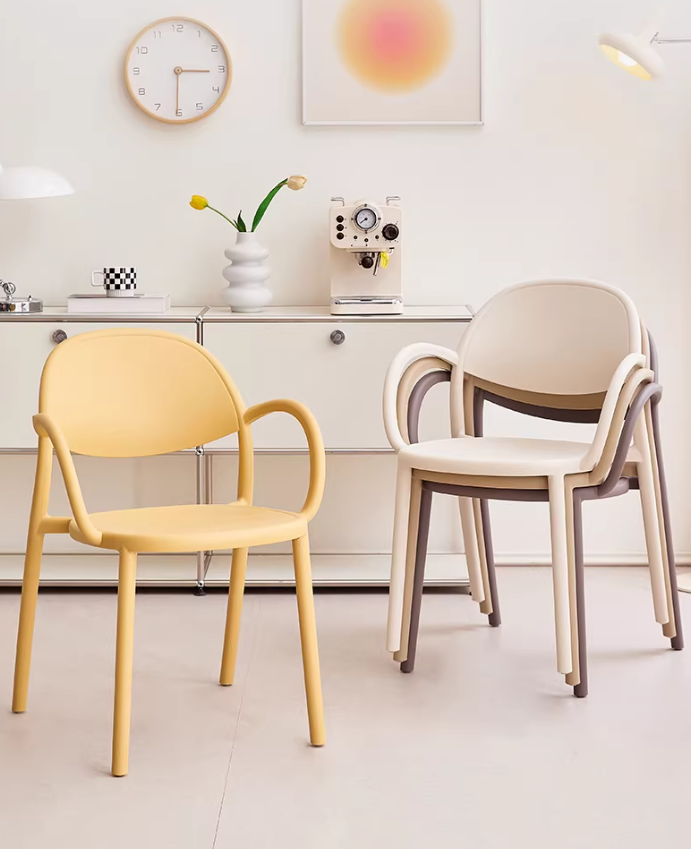 modern outdoor cafe and canteen chair