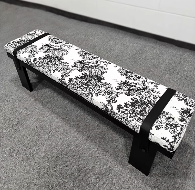 Wood Bench with Removable & Washable Seat Cover | UMA