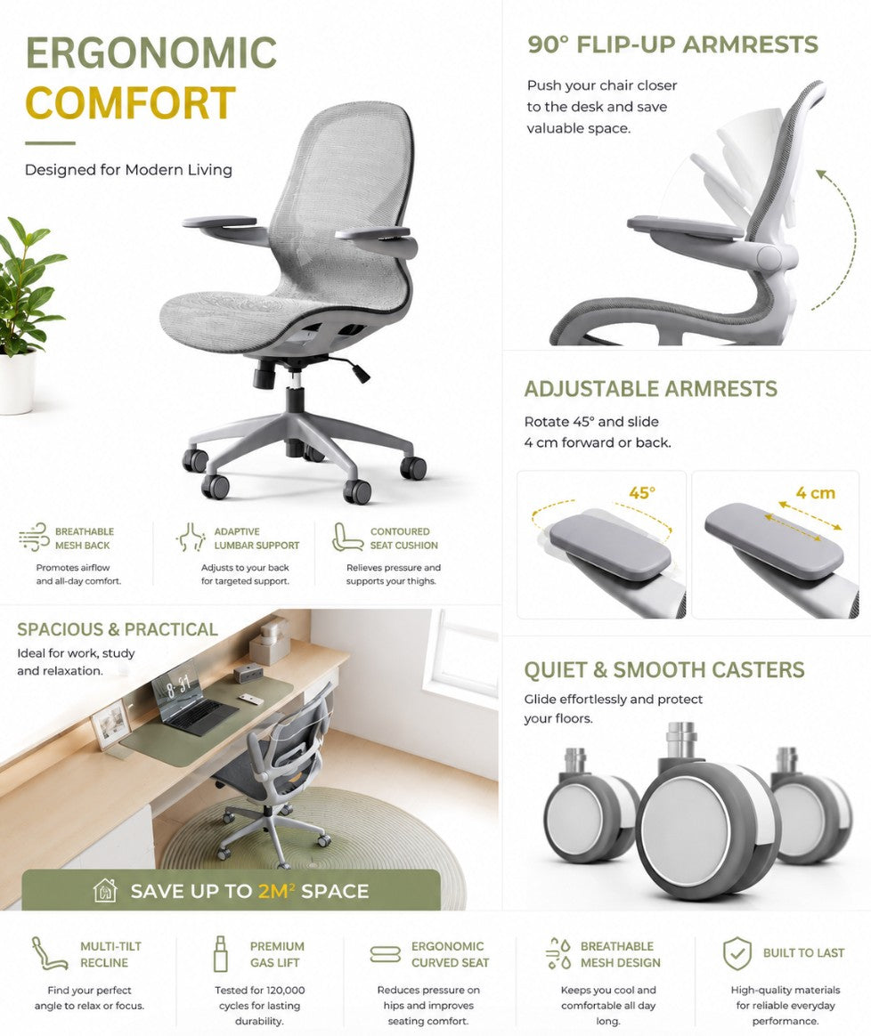 Ergonomic Mesh Office Chair | SIMON