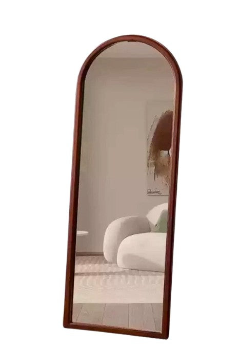 Elona solid wood full length arch mirror