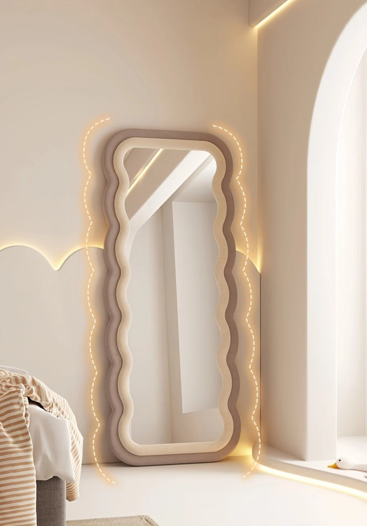 full length irregular mirror