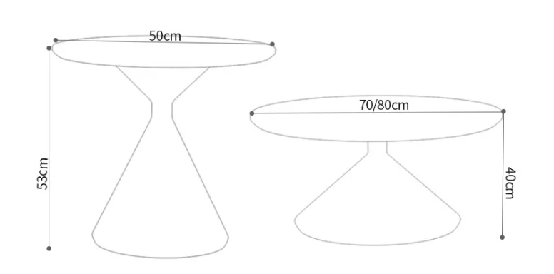 Round Coffee Table Dia50 | SOUK