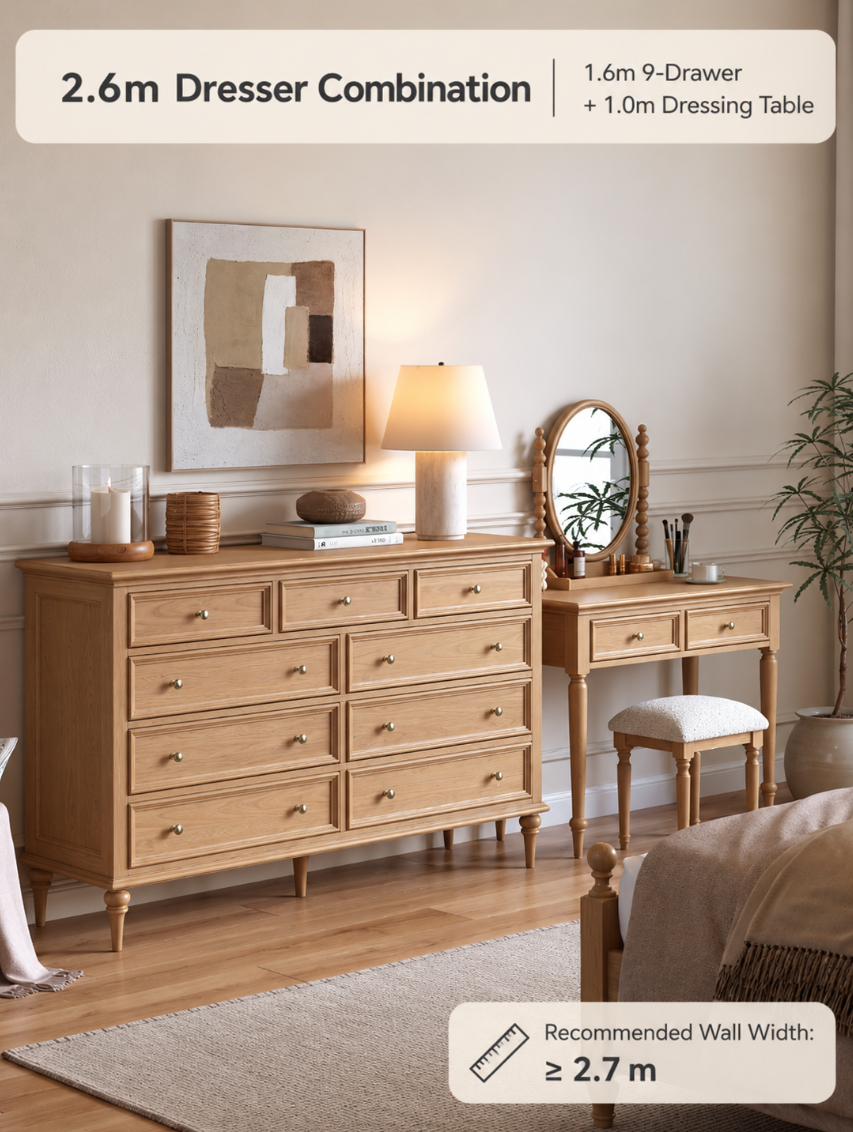 9-Drawer Chest of Drawers | FARIHIN