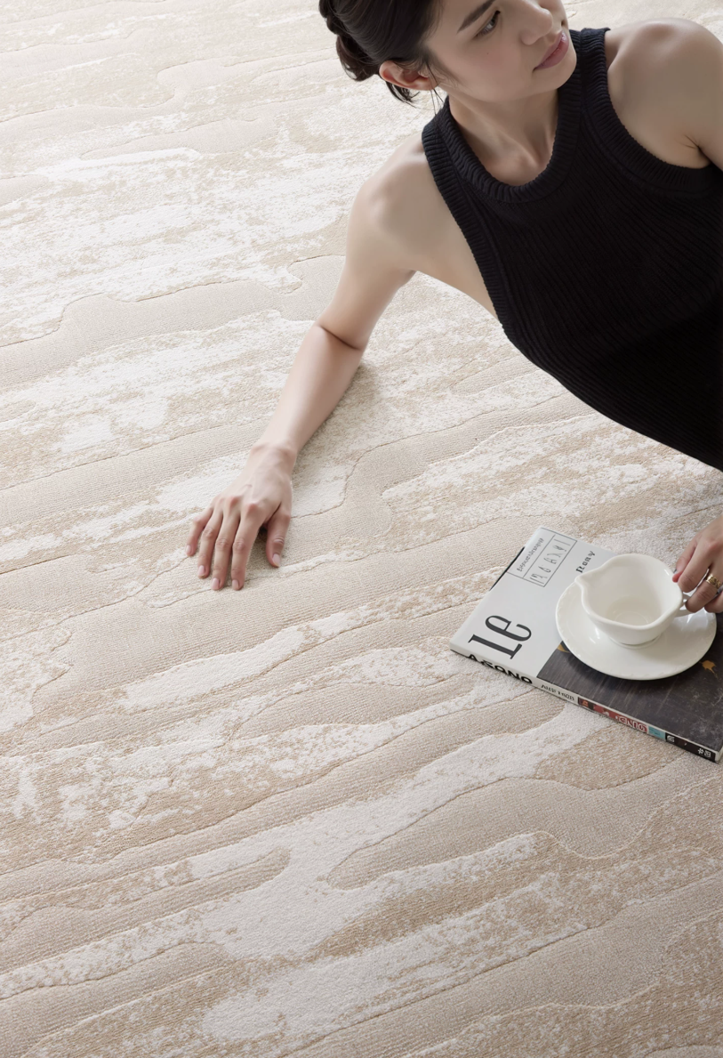 Water-Repellent Textured Rug 32938 - | NAZRI