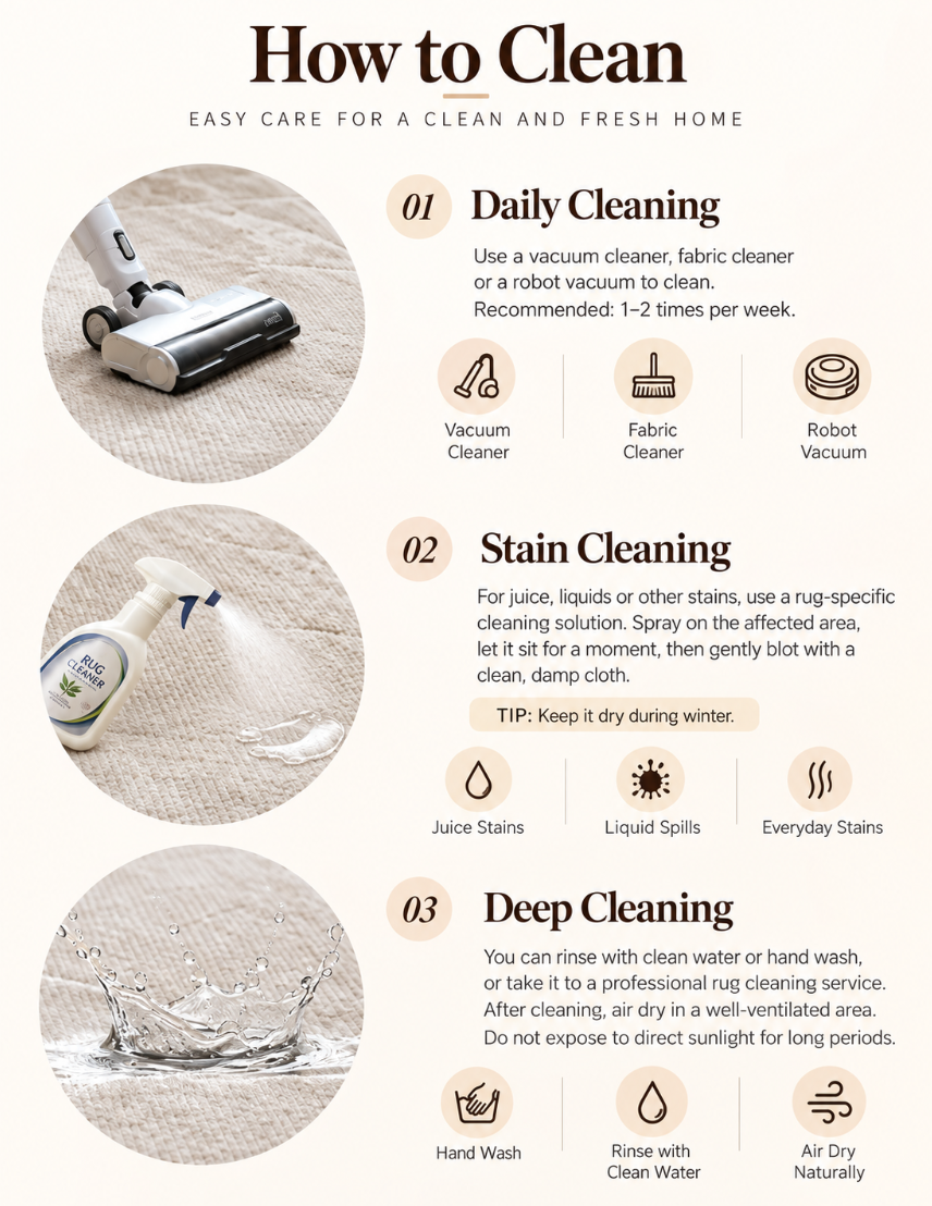 Water-Repellent Textured Rug 32938 - | NAZRI