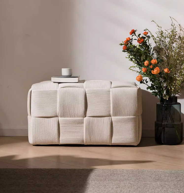Bench Woven Pouf | LUMO