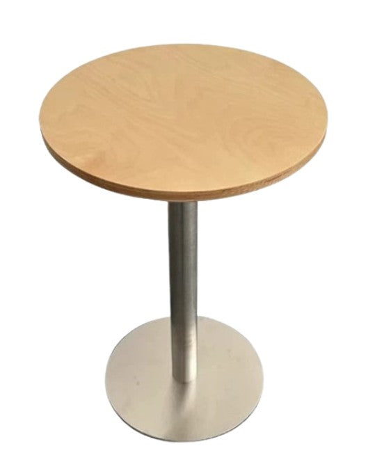 round dining table in particle plywood board affordable in Singapore