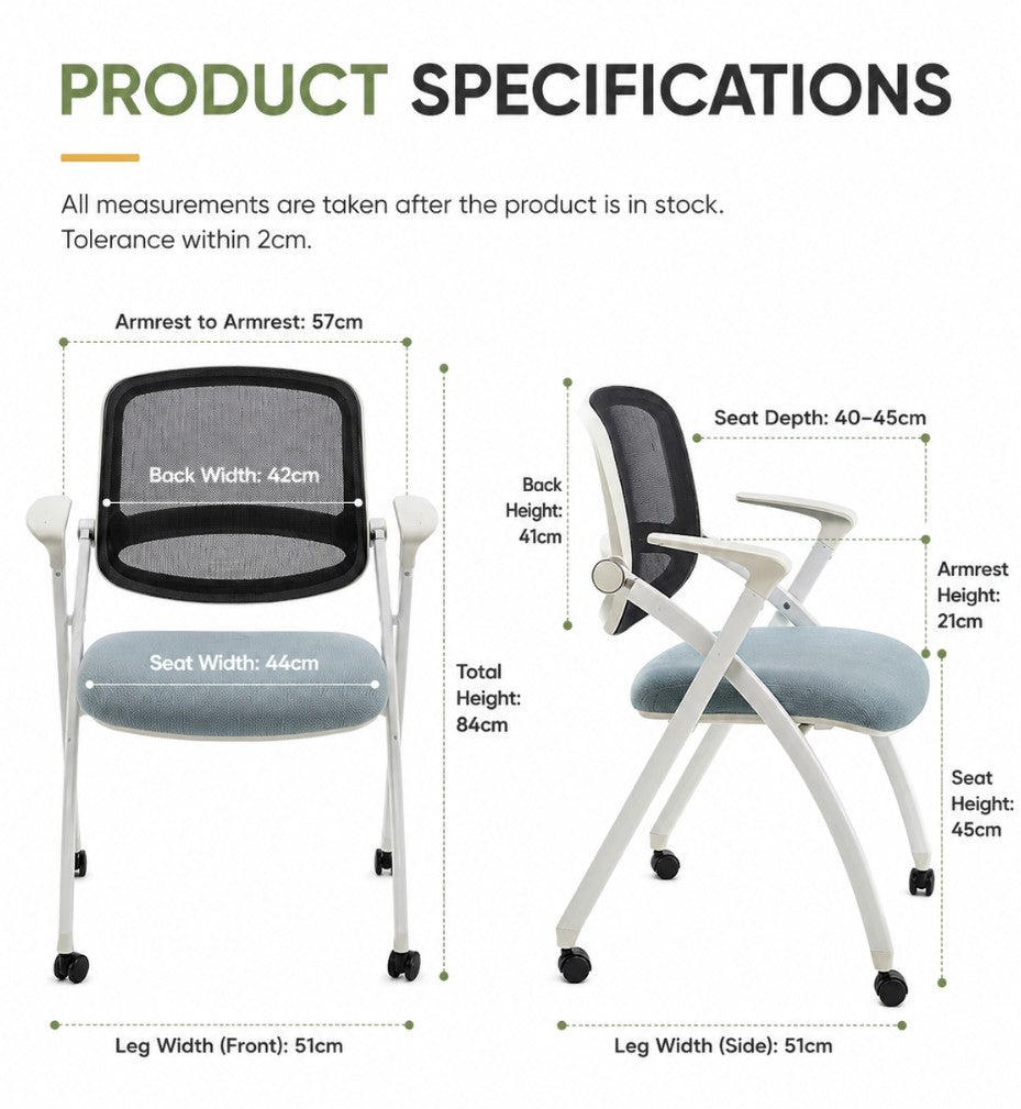 Training Armchair with Castors + Fixed Armrests + Tiltable Backrest | LIAM