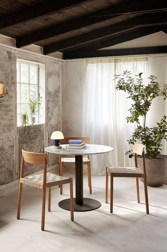 Dining Chair with Upholstered Seat | TONI