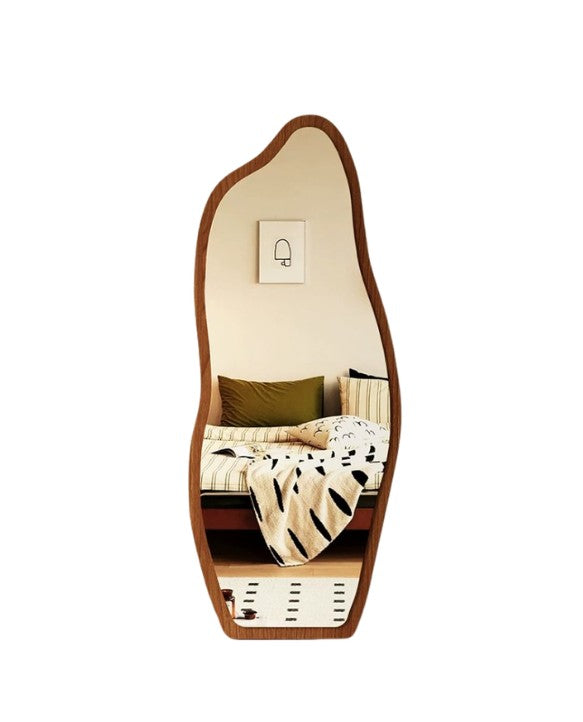 irregular full length mirror