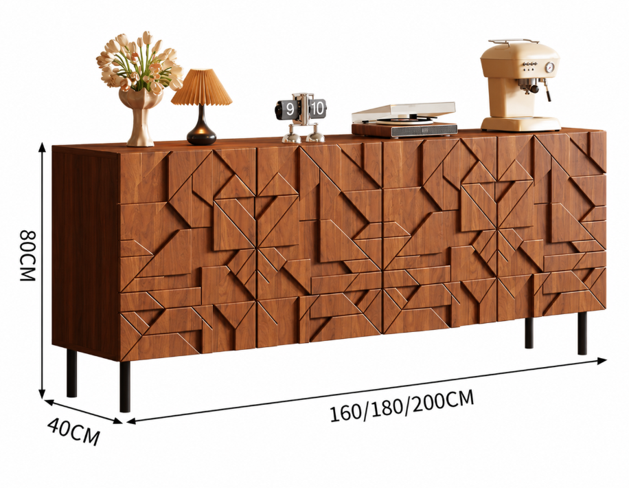 4 Door Sideboard Cabinet | SHIRAV