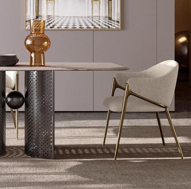 Boucle Dining Chair | CHARLENE - onehappyhome