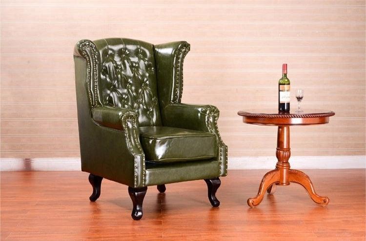 Chesterfield Accent Lounge Chair | SASHA - onehappyhome