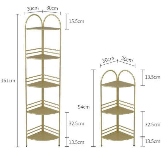 Corner Display Shelf Rack | CASSIE - onehappyhome