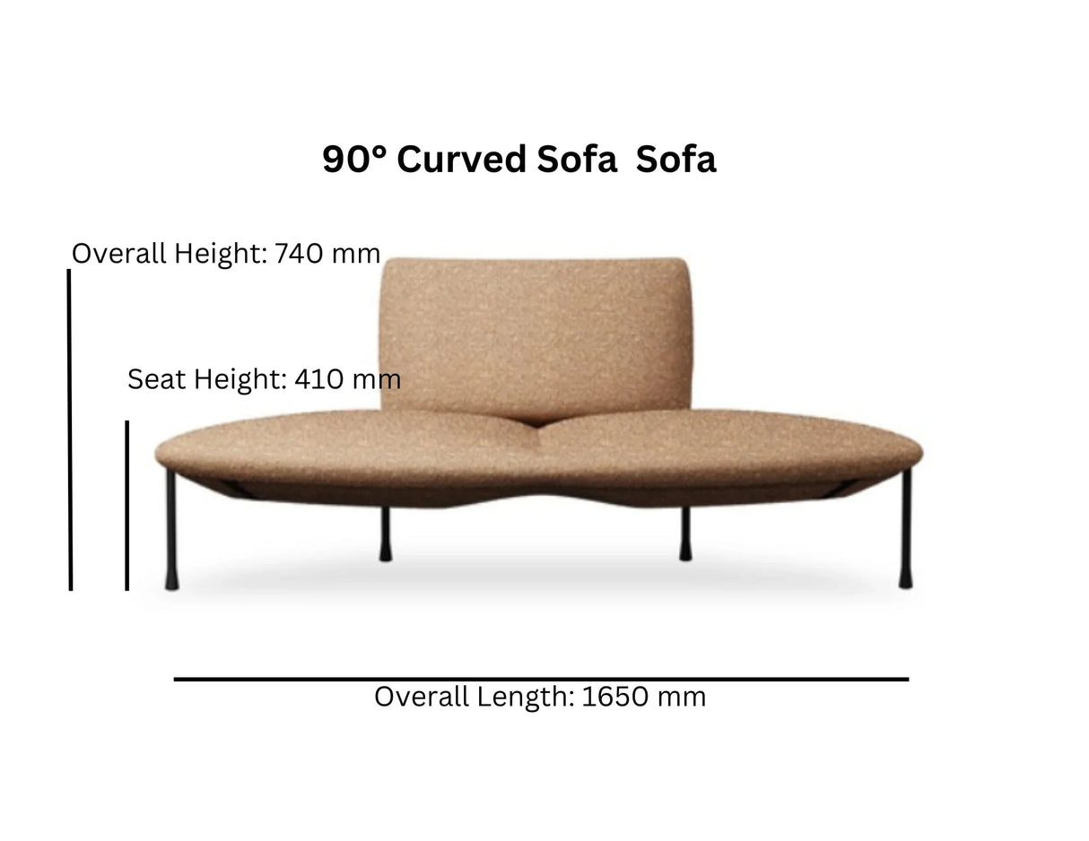 Curved Modular Sofa | COBY - onehappyhome