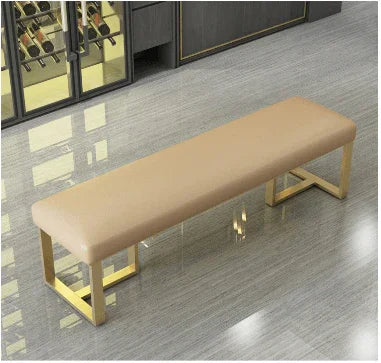 Dining Bench in Gold Frame | DEXTER - onehappyhome