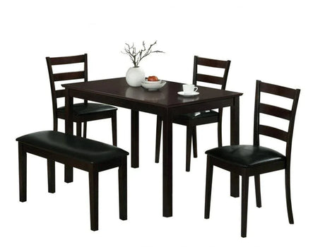 Dining Table Set (1 Dining Table + 3 Chairs + 1 Bench) | SAHAYA - onehappyhome