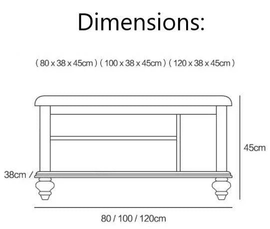 Entryway Storage Bench | CALLIE - onehappyhome