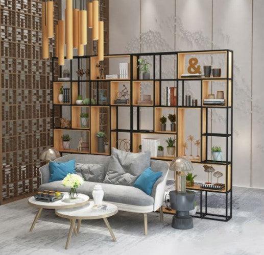 Industrial Metal Shelf Partitions | DAVID - onehappyhome