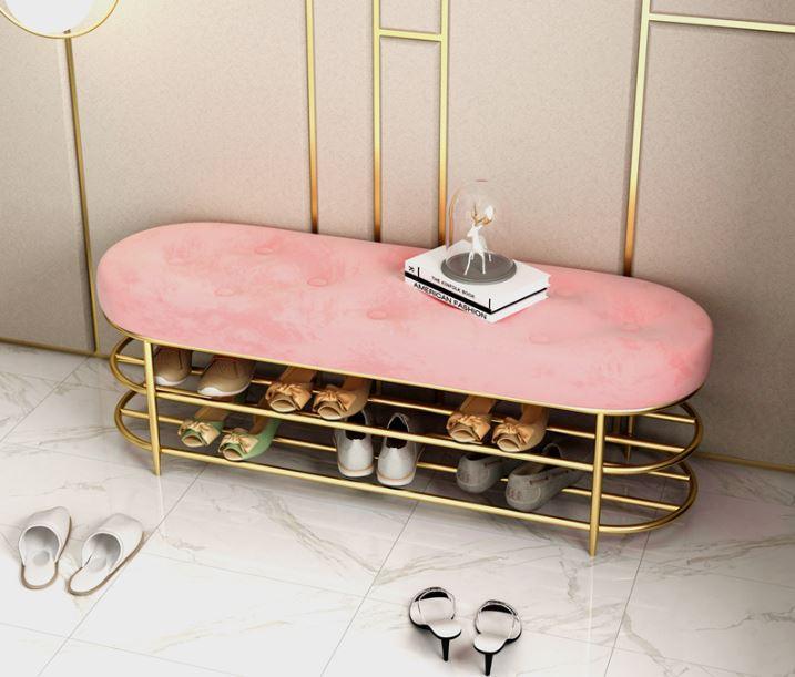Modern Entryway Shoe Bench BRIANA - onehappyhome