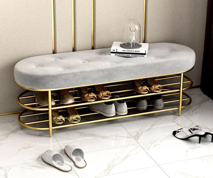 Modern Entryway Shoe Bench BRIANA - onehappyhome