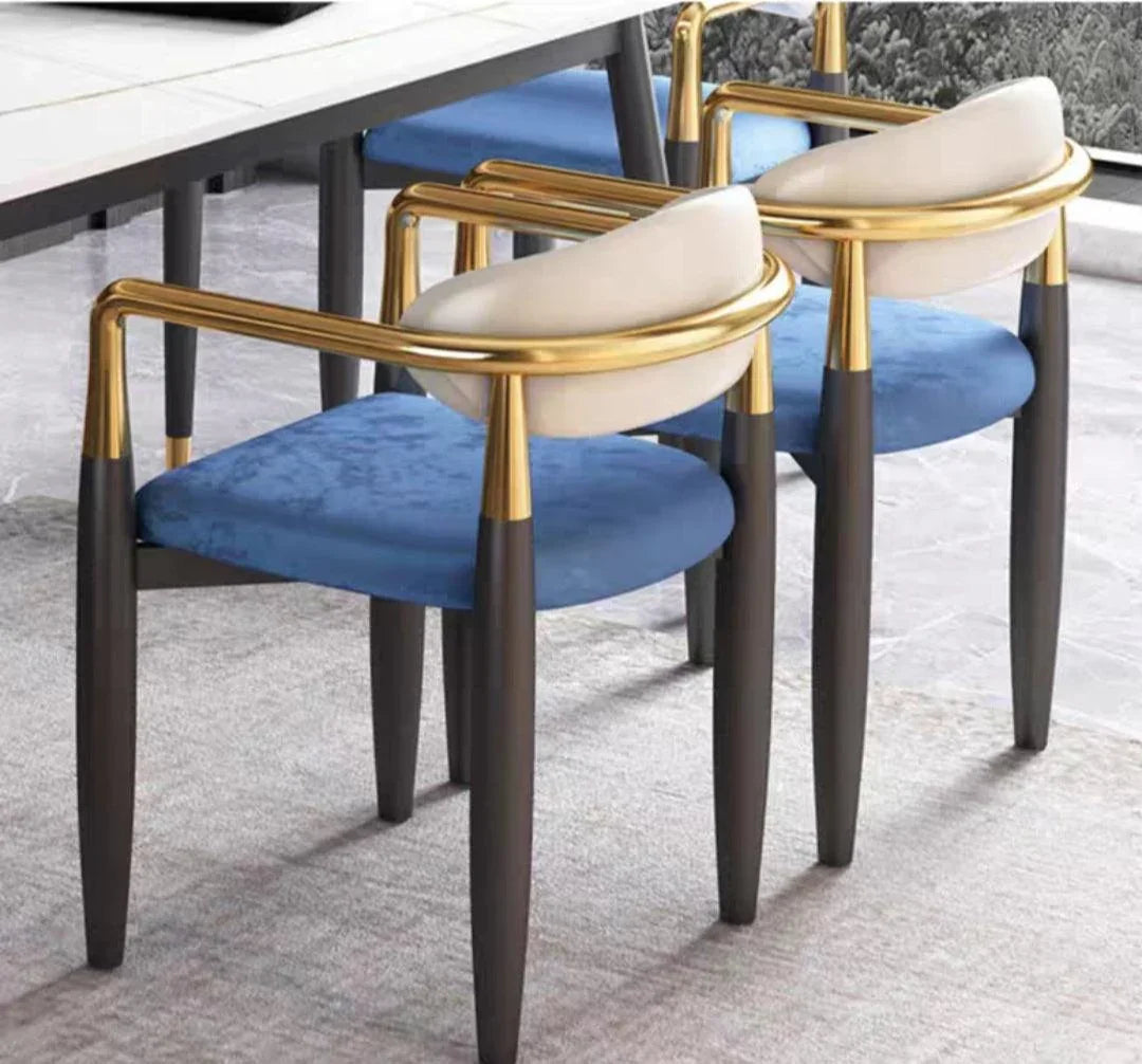 Modern Houndstooth Dining Chair | CHLOE - onehappyhome