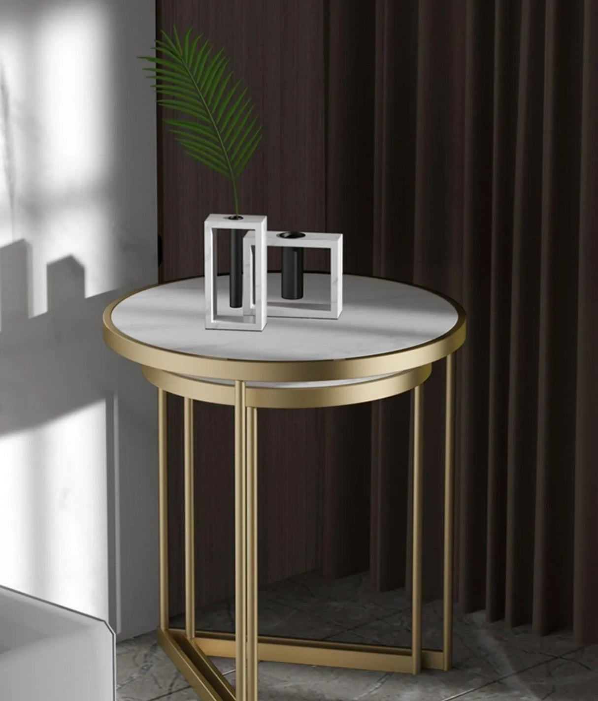 Modern Luxury Side Table or Corner Table | SHANICE - onehappyhome