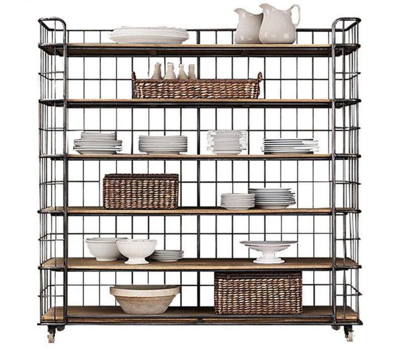 Modern Rustic Kitchen Bar Cart | NOVA - onehappyhome