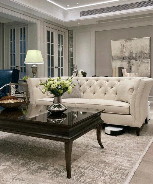 Modern Tufted Sofa | LEA - onehappyhome