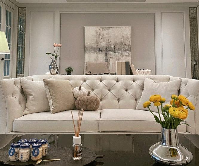 Modern Tufted Sofa | LEA - onehappyhome