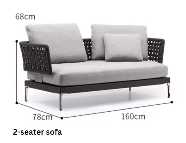 Outdoor 2-Seater Sofa | ROCA - onehappyhome