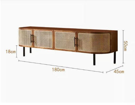 Rattan TV Console | PADAM - onehappyhome