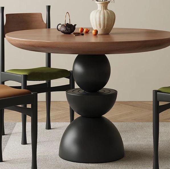 Round Dining Table | IRAVAN - onehappyhome