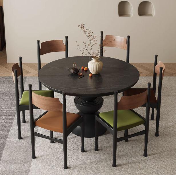 Round Dining Table | IRAVAN - onehappyhome