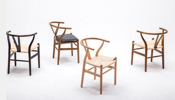 Rustic Wishbone Dining Chair | CORINA - onehappyhome