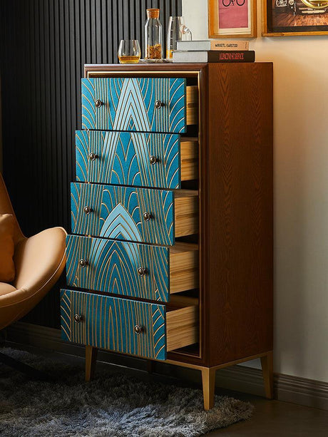 Side Cabinet with Drawers | SYLVANA - onehappyhome