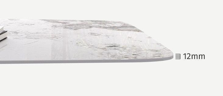 Sintered Stone Dining Table x Steel Legs | MANCHESTER - onehappyhome