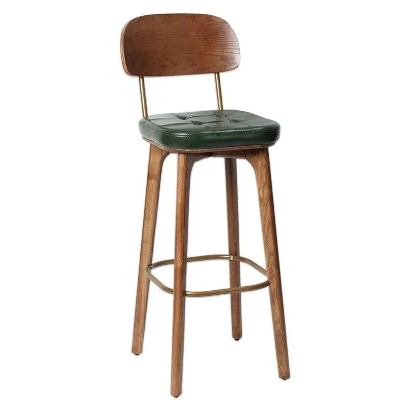 Solid Wood Bar Chair | BRENDA - onehappyhome
