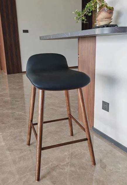 Solid Wood Bar Stool | ALBERT - onehappyhome