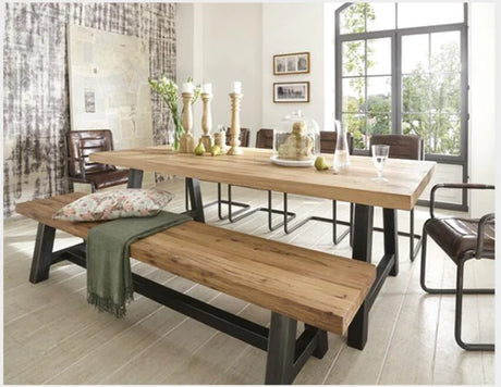 Solid Wood Dining Bench | BRANDO-E - onehappyhome