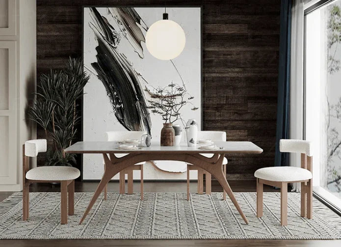 Solid Wood Dining Chair | DEVAL - onehappyhome