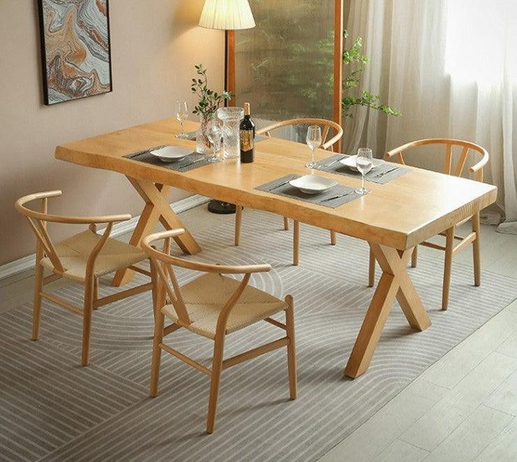 Solid Wood Dining Set | IDIKA - onehappyhome