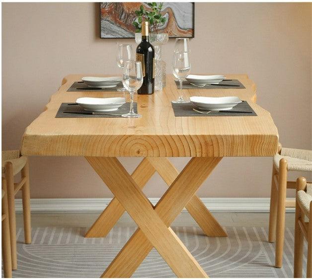 Solid Wood Dining Set | IDIKA - onehappyhome