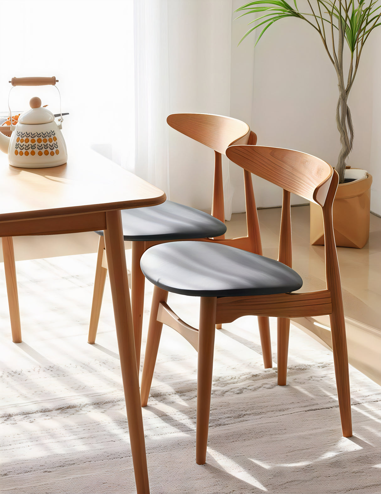 Solid Wood Dining Side Chair | VIRAJ - onehappyhome