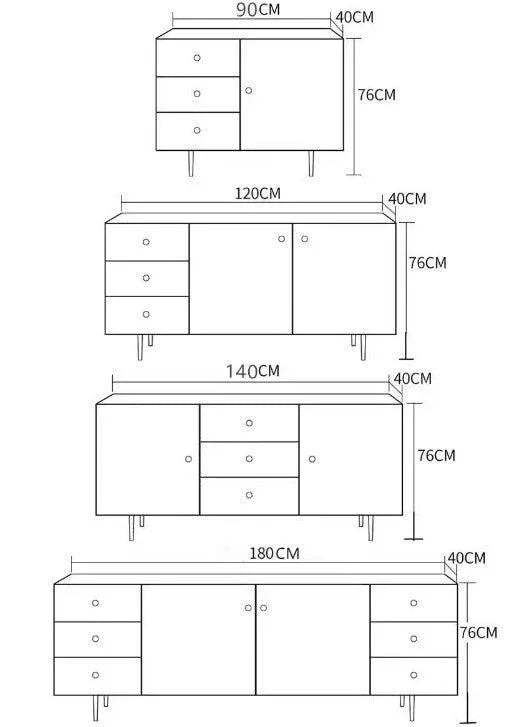 Solid Wood Sideboard Cabinet | ABHA - onehappyhome