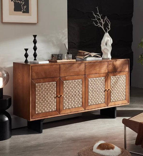 Solid Wood Sideboard Cabinet | DESU - onehappyhome